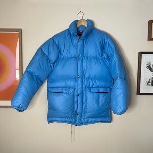 Men's Blue Puffer Jacket Bugaboo Vintage Columbia